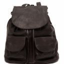 Seoul Рюкзак из мягкой кожи - Малый размер Темно-коричневый TL90143