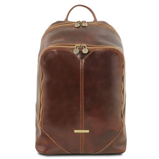 Mumbai Leather Backpack Коричневый TL141715
