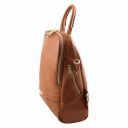 TL Bag Lederrucksack Für Damen aus Weichem Leder Cognac TL141376