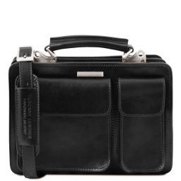 Tania Leather lady handbag Black TL141270