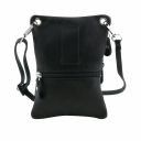 TL Bag Soft Leather Mini Cross bag Black TL141368