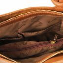 Patty Saffiano Leather Convertible bag Cognac TL141455
