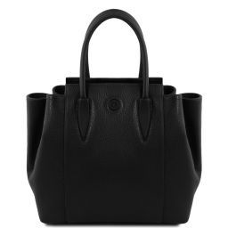 Tulipan Borsa a Mano in Pelle Nero TL141727