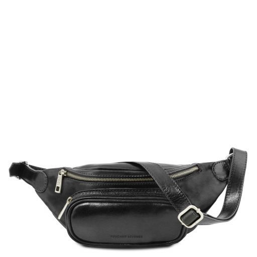 Leather Fanny Pack Black TL141797