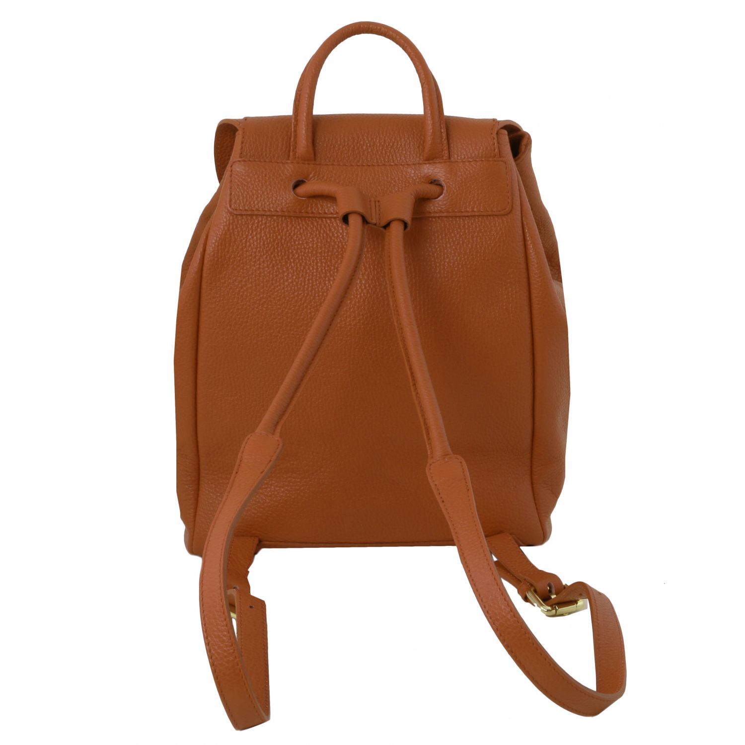 TL Bag Soft Leather Backpack for Women Cognac TL141697