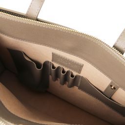 Palermo Saffiano Leather briefcase 3 compartments for woman Карамель TL141369