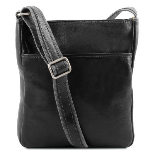 Jason Leather Crossbody Bag Black TL141300