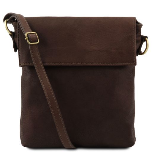 Morgan Leather Shoulder bag Dark Brown TL141511