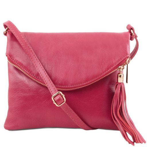Bag shoulder bag shoulder bag soft leather bag messenger bag cyan
