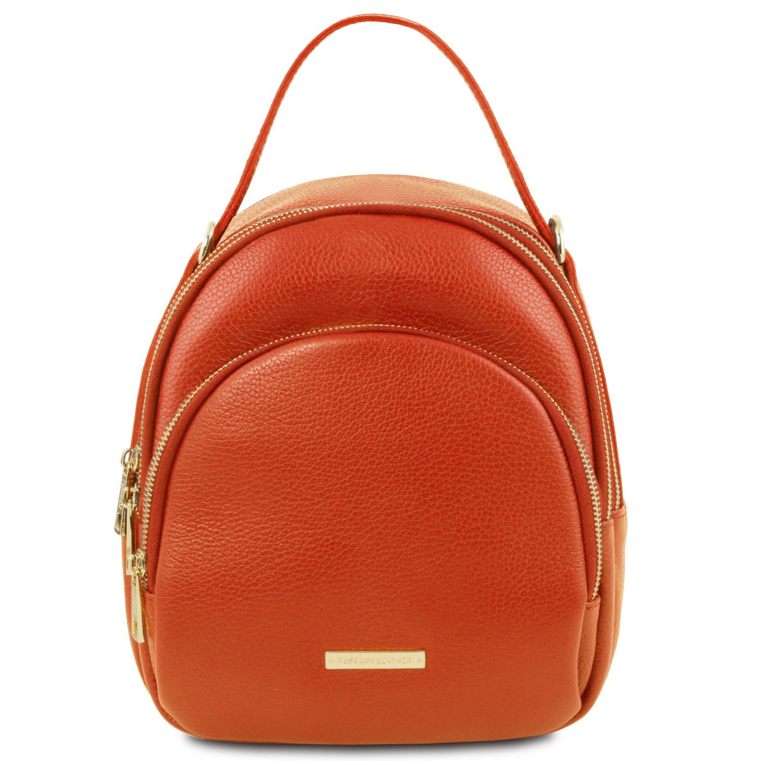 TL Bag Leather Backpack for Women Brandy TL141743