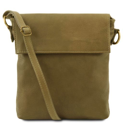 olive green shoulder bag