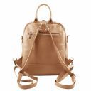 TL Bag Soft Leather Backpack for Women Champagne TL141376