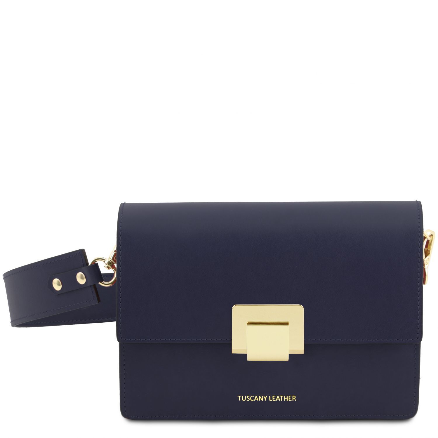 dark blue clutch purse