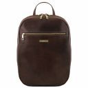 Osaka Leather Laptop Backpack Dark Brown TL141711