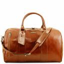 TL Voyager Travel Leather Duffle bag - Large Size Honey TL141794