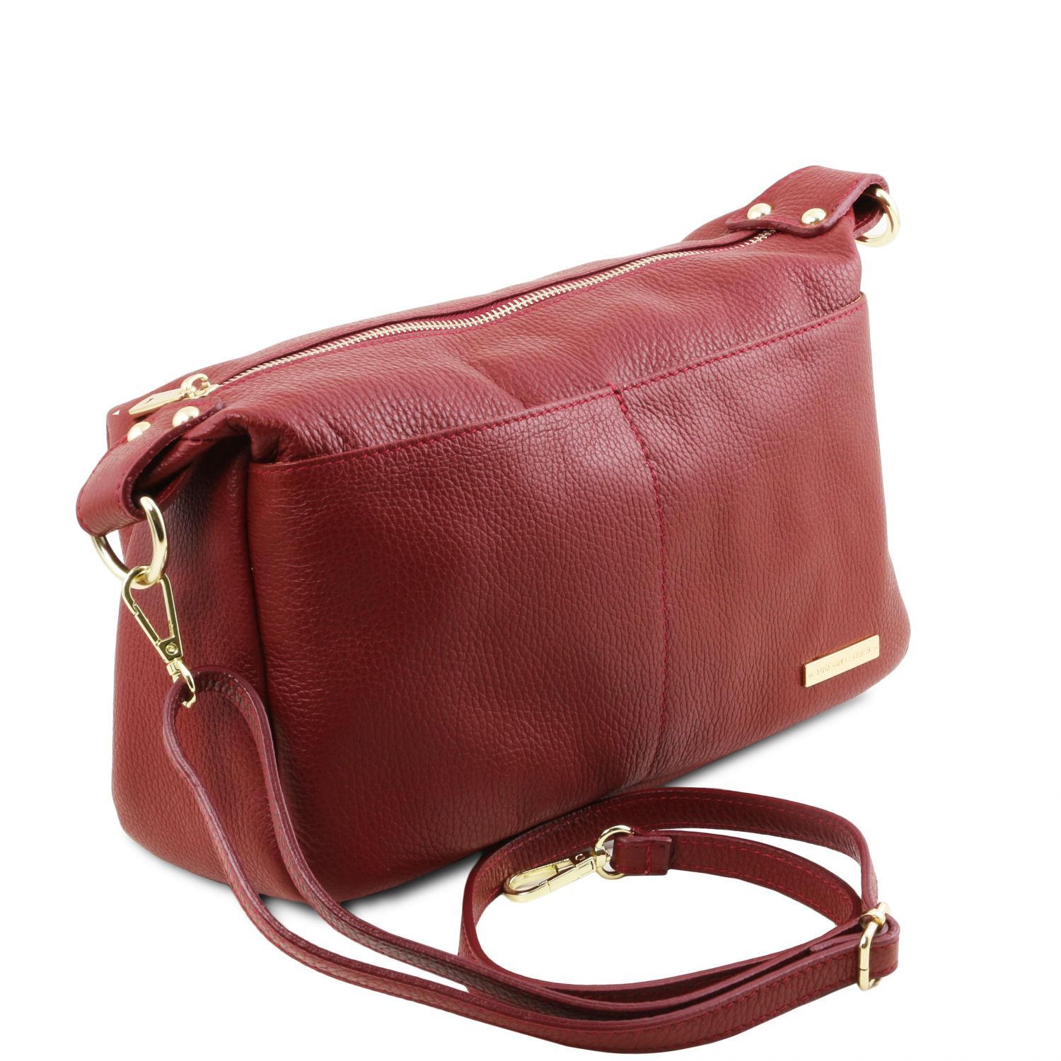 TL Bag Soft Leather Duffle bag Red TL141746