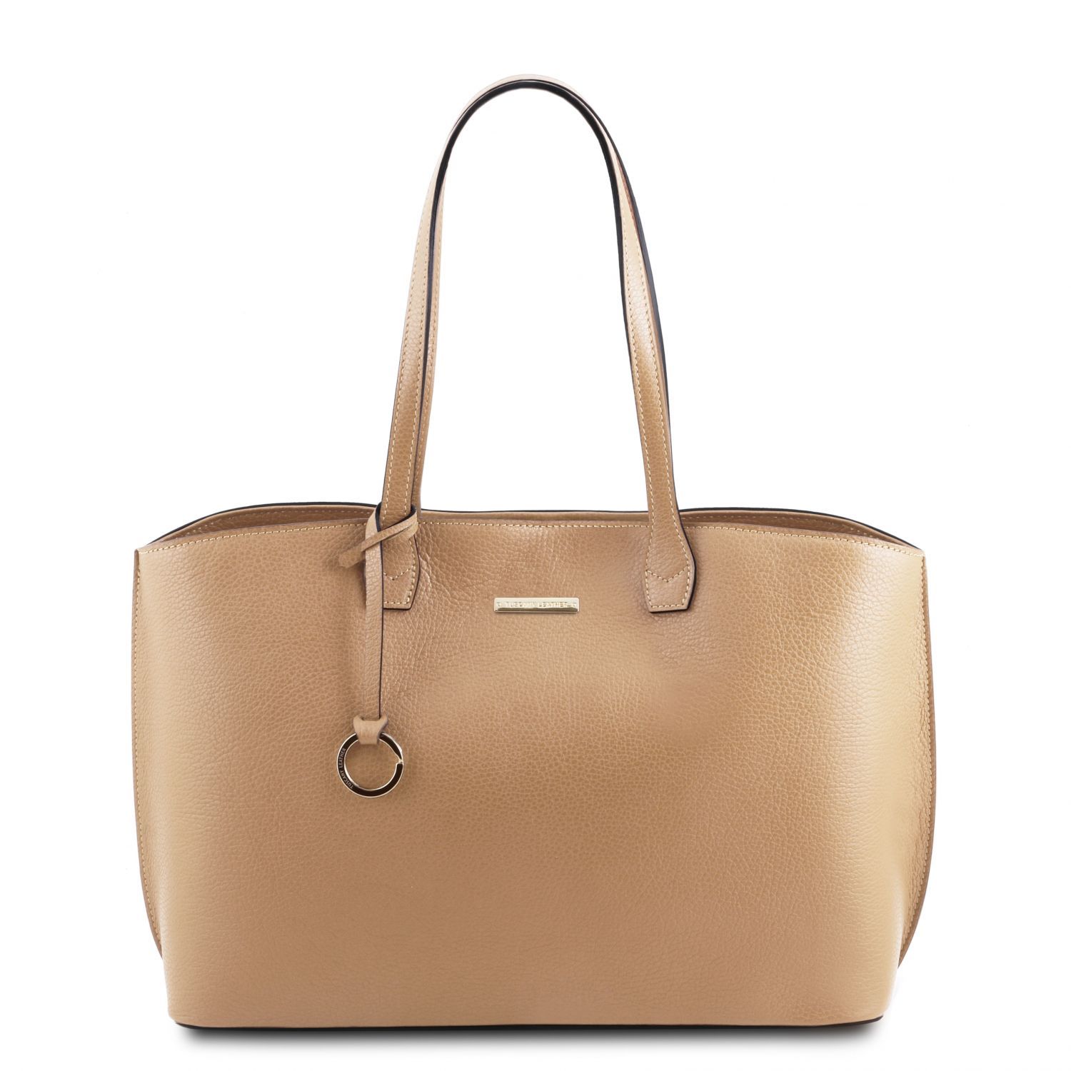 TL Bag Soft leather tote bag Champagne TL141828