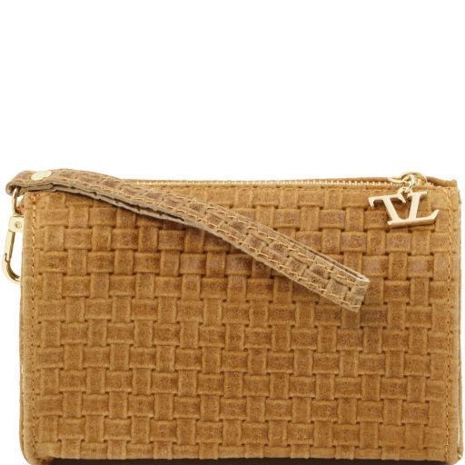 Saint Barth Borsa Pochette In Pelle Modamoda T186 Media, Con