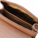 TL Bag Bauletto Tasche aus Leder mit Kroko-Prägung Nude TL141887