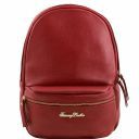 TL Bag Soft Leather Backpack for Women Red TL141320