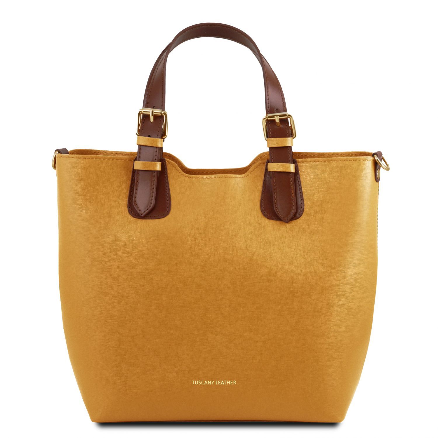 TL Bag Sac Cabas en Cuir Saffiano Moutarde TL141696