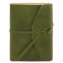 Leather Travel Diary Green TL141925