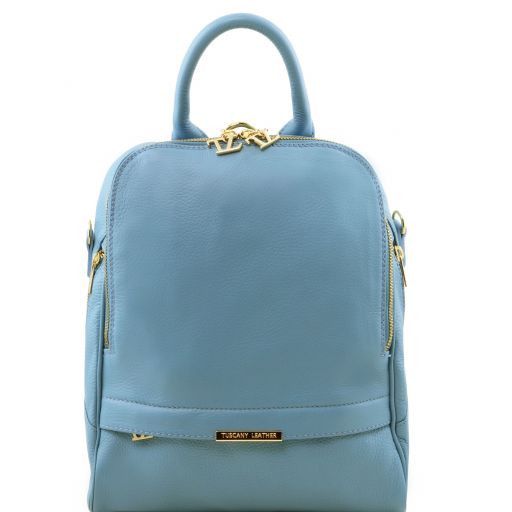 structured leather backpack