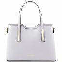 Olimpia Leather Tote - Small Size Белый TL141521