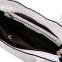 Olimpia Ledertasche aus Leder - Klein Weiß TL141521