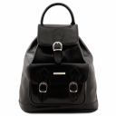 Singapore Кожаный рюкзак Черный TL9039