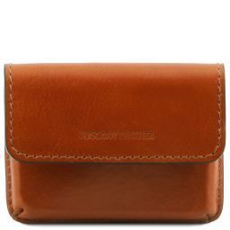 Exclusive Leather Business Cards Holder Honey TL141378