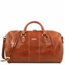 Lisbona Travel Leather Duffle bag - Large Size Honey TL141657