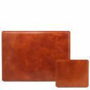 Office Set Leather Desk pad and Mouse pad Honey TL141980