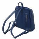TL Bag Soft Leather Backpack for Women Dark Blue TL141982