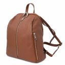 TL Bag Soft Leather Backpack for Women Коньяк TL141982