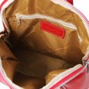 TL Bag Lederrucksack Für Damen aus Weichem Leder Lipstick Rot TL141982