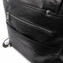 Bangkok Leather Laptop Backpack - Large Size Black TL141987