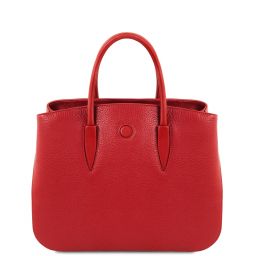 Camelia Leather Handbag Lipstick Red TL141728