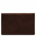 Leather Business Card / Credit Card Holder Темно-коричневый TL142036