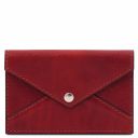 Leather business card / credit card holder Red TL142036