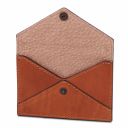 Leather business card / credit card holder Honey TL142036