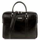 Prato Exclusive Leather Laptop Case Black TL141283