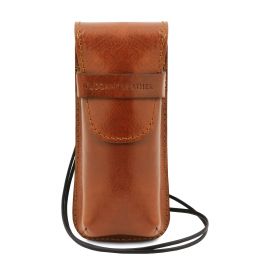Exclusive Leather Crossbody Case for Glasses Honey TL141282
