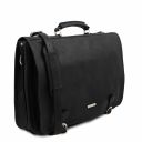 Ancona Leather Messenger bag Black TL142073