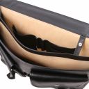 Ancona Leather Messenger bag Black TL142073