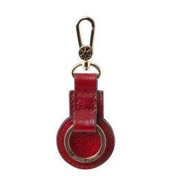 Porte clé en cuir Rouge TL141922