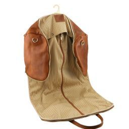 Antigua Sac de voyage/Housse de transport vêtements en cuir Marron foncé TL141538