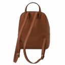 TL Bag Small Soft Leather Backpack for Women Cognac TL142052