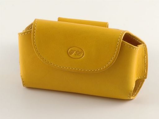 Leather Cellphone Holder Yellow TL140324
