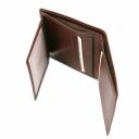 Exclusive 3 Fold Leather Wallet for men Brown TL142057